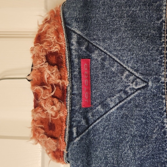 Rare Vintage Women's Custom Decorated Special Order Retro 70's JeanJacket Size S - Picture 9 of 16